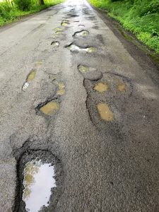 DOH patches portion of Jakes Run Road after delegates' pothole tour